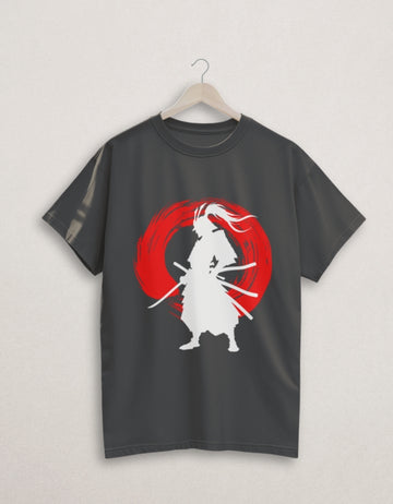 Samurai Classic Crew Cotton T-Shirt | Teemitra