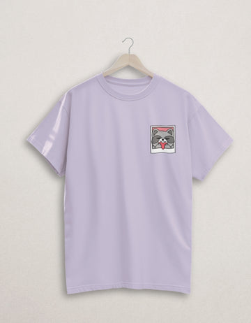 Cute Cat Premium Oversized Cotton T-Shirt | Teemitra