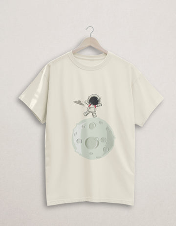 Astronaut Everyday Essential Cotton Crew | Teemitra