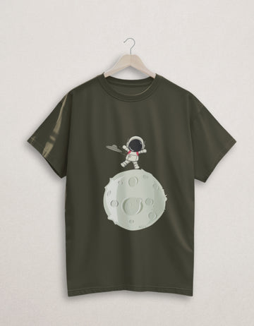 Astronaut Everyday Essential Cotton Crew | Teemitra