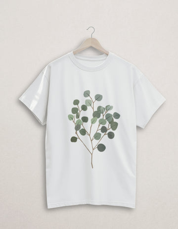 Leaf Classic Regular Cotton T-Shirt | Teemitra