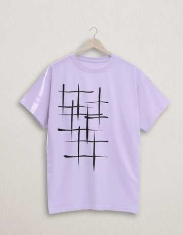 Tiktaktoe Premium Oversized Cotton Tee | Teemitra