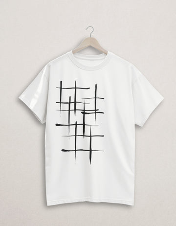 Tiktaktoe Premium Oversized Cotton Tee | Teemitra