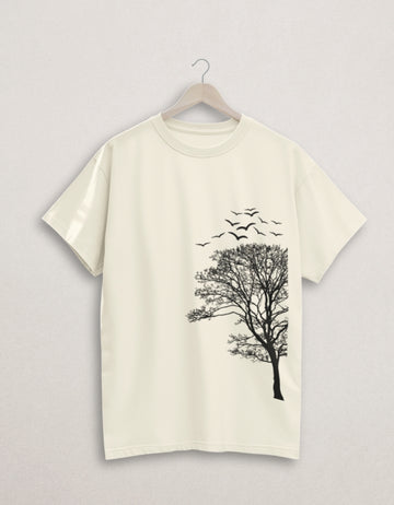 Tree Classic Regular Cotton T-Shirt | Teemitra