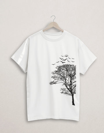 Tree Classic Regular Cotton T-Shirt | Teemitra