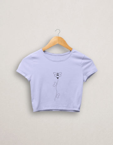 Honeybee Classic Cotton Crop Top | Teemitra